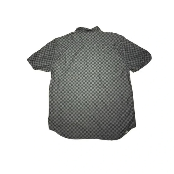 Vans Men's 2XL Gray and Checkered Long Sleeve Button-Up Shirt Casual - Picture 5 of 6
